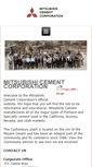 Mobile Screenshot of mitsubishicement.com